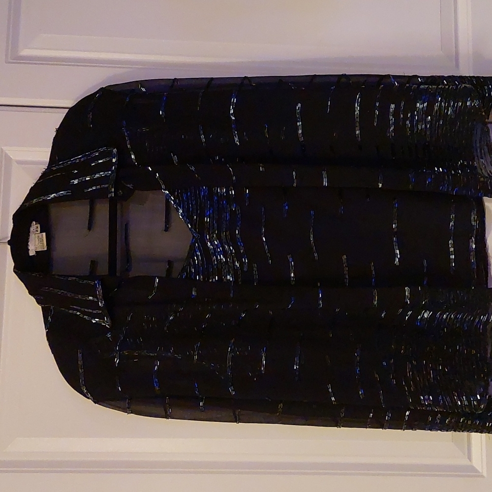 Beaded Jacket and Tank Set
